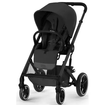 Прогулочная коляска Cybex Balios S Lux BLK с дождевиком