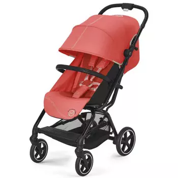 Прогулочная коляска Cybex Eezy S+ 2 BLK с дождевиком и бампером