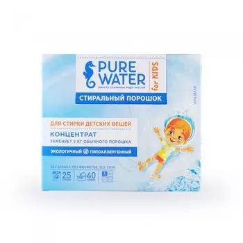 Pure Water Порошок стиральный детский 800 г