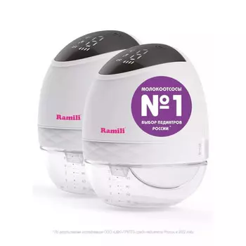 Ramili Двухфазный электрический молокоотсос SE500X2 2 шт.