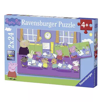 Ravensburger Пазл Свинка Пеппа в школе (2х24 элемента)