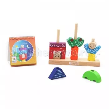 Деревянная игрушка Bondibon Логическая игра День и Ночь