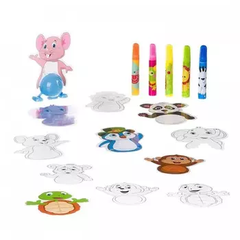 Развивающая игрушка Bondibon Животные с заводным механизмом