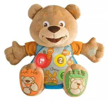 Интерактивная игрушка Chicco Говорящий мишка Teddy