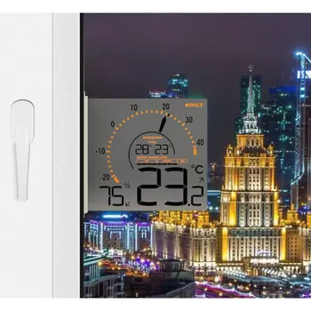 RST Оконная метеостанция с инверсивным зеркальным дисплеем