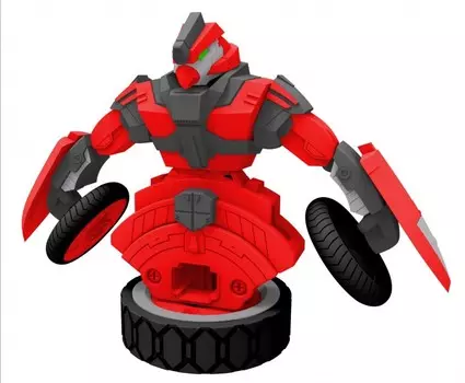 Spin Racers Волчок-трансформер 2 в 1 Хитрец