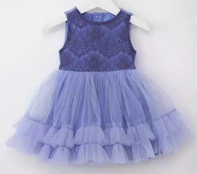 Trendyco kids Платье с гипюром ТК562