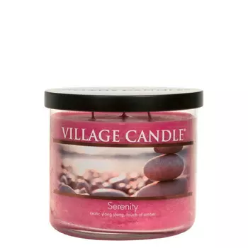 Village Candle Ароматическая свеча Безмятежность чаша, средняя