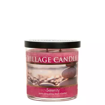 Village Candle Ароматическая свеча Безмятежность стакан, маленькая