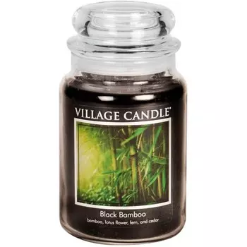 Village Candle Ароматическая свеча большая Черный Бамбук