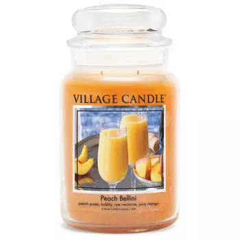 Village Candle Ароматическая свеча большая Персиковый Коктейль