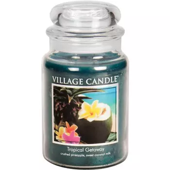 Village Candle Ароматическая свеча большая Тропический Остров