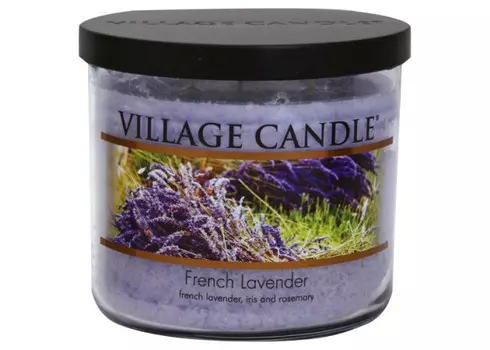 Village Candle Ароматическая свеча Французская Лаванда чаша, средняя