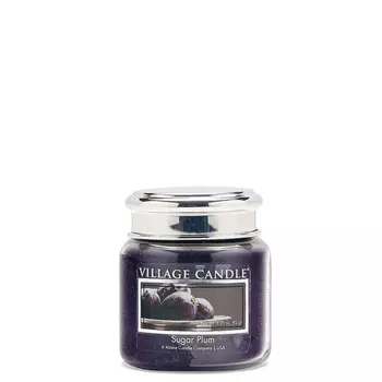 Village Candle Ароматическая свеча маленькая Сладкая Слива