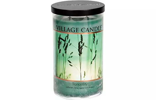 Village Candle Ароматическая свеча Спокойствие стакан, большая