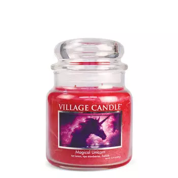 Village Candle Ароматическая свеча средняя Волшебный Единорог