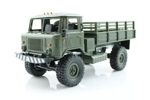 WL Toys Радиоуправляемая машина WPL Газ 66 грузовая + акб RTR 2.4G