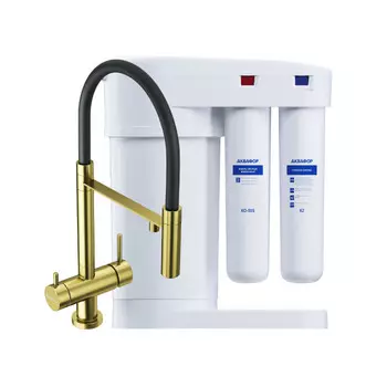 Аквафор DWM-101S Морион со смесителем Kanto-PVD-LG