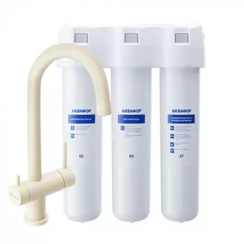Аквафор Кристалл А для жесткой воды со смесителем Yamada BE-P