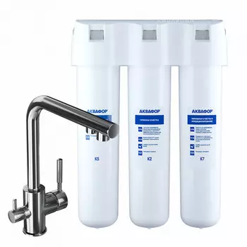 Аквафор Кристалл А со смесителем 82138C