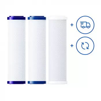 Обслуживание фильтра на 1 год: Аквафор Трио Fe