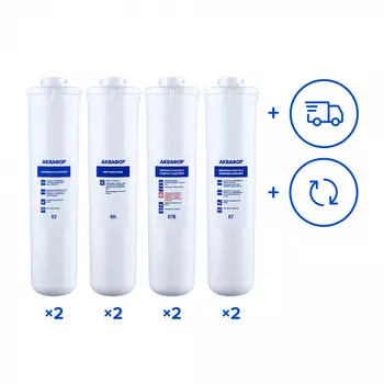 Обслуживание фильтра на 2 года: Аквафор Кристалл Эко H