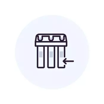 Установка смесителя 2 в 1 (на новую мойку)