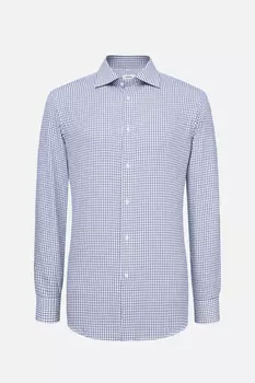 белая в серую клетку Albione