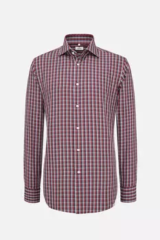 бордовая в клетку Albione