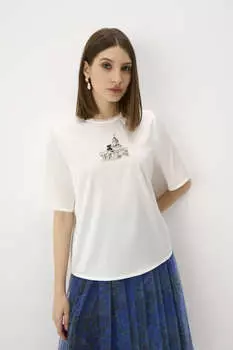 Блузка с коротким рукавом "Искусство города"