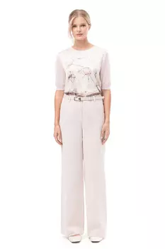 Брюки широкие "Прикосновение нежности"