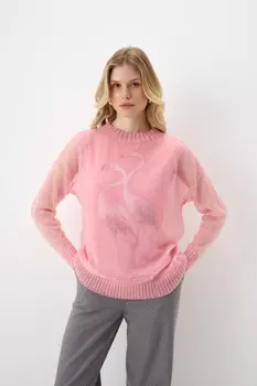 Джемпер "Возвращение фламинго"