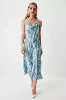 Платье "Цветная лазурь"