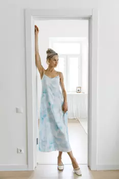 Платье-комбинация "Мелодия моря"