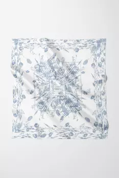 Платок "Льняной гербарий"