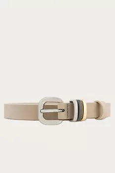 Пояс бежевый 2 см