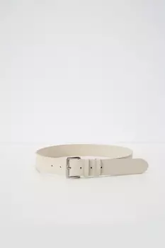 Пояс бежевый 4 см