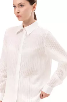 Рубашка "Белый полёт"