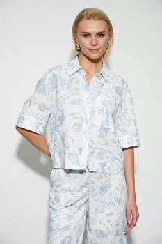 Рубашка "Льняной гербарий"