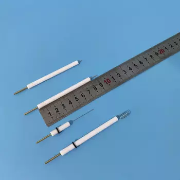 0,5*37 мм Platinum Counter Electrode, вспомогательный электрод, Платиновое проволочное кольцо, платиновая колонка, чистота 99,9