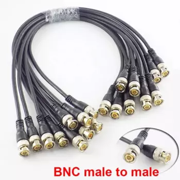 0,5 м/1 м/2 м/3 м BNC штекерный кабель BNC шнур для адаптера BNC домашний удлинительный разъем адаптер провод для камеры видеонаблюдения
