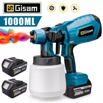 Аккумуляторный пистолет-распылитель Gisam 1000 мл 18В