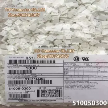 1000 шт./лот коннектор 51005-0300 510050300 пластиковый корпус 3P 100% новый и оригинальный