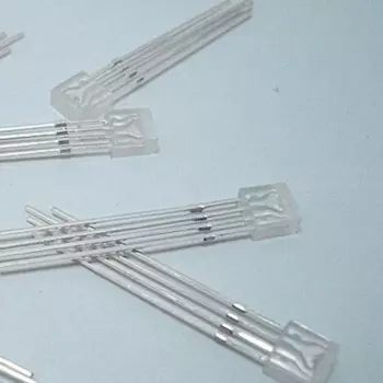1000 шт. x 2x5x5 RGB 4-контактные прозрачные линзы общий анод/катод RGB квадратные прямоугольные Сверхъяркие Светодиодные длинные световые бусины