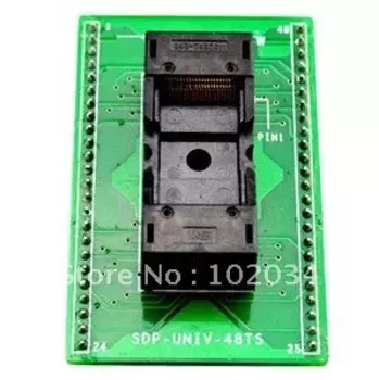 100% Новинка 648-0482211 648-0482211SA01H TSOP48 0,5 мм IC тестовая розетка/программатор адаптер/горящая розетка (SDP-UNIV-48TS)