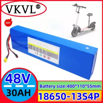 100% Новый оригинальный литий-ионный аккумулятор 48 в 30 Ач 13S4P подходит для электрических велосипедов и скутеров 54,6 в Бесплатная доставка