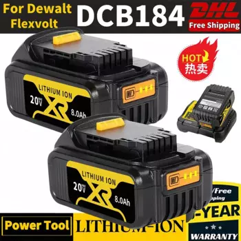 100% оригинал 8,0/12,0 Ач для DeWalt 20 В, аккумуляторные инструменты большой емкости, литиевая аккумуляторная батарея для DCF887 CB205 DCB204 DCB200