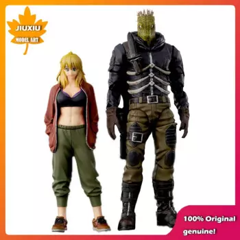 100% оригинал: Dorohedoro Caiman Nikaidou 1/12 фигура из ПВХ фигура аниме Модели игрушки Фигурки коллекционные куклы в подарок