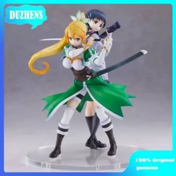 100% оригинал: меч искусство онлайн Leafa & Kirigaya Suguha 21 см ПВХ фигура аниме модели игрушки Фигурки Коллекция кукол подарок