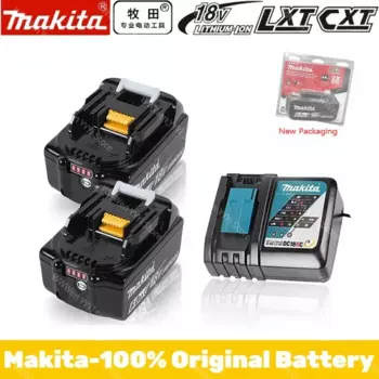 100% оригинальная аккумуляторная батарея для электроинструмента Makita, сменный светодиодный литий-ионный 6,0 Ач 18 В LXT BL1860B BL1860BL1850 BL1830
